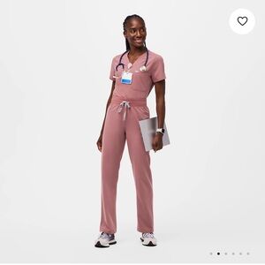 Figs High Waisted Livingston Basic Scrub Pants